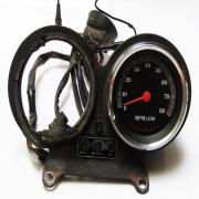 Rev Counter & Bracket Classic, 67042-85, fits a Harley Davidson Sportster® and FXR