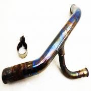 Exhaust Pipe Rear, 65668-95, fits a Harley Davidson Dyna