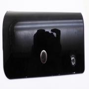Fork Back Panel Black Left, 67993-10BHP, fits a Harley Davidson Slim