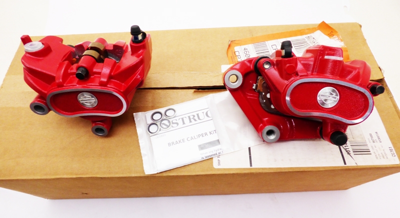 Brake Caliper Red Front & Rear