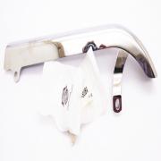 Belt Guard Upper Chrome, 60633-08, fits a Harley Davidson Dyna