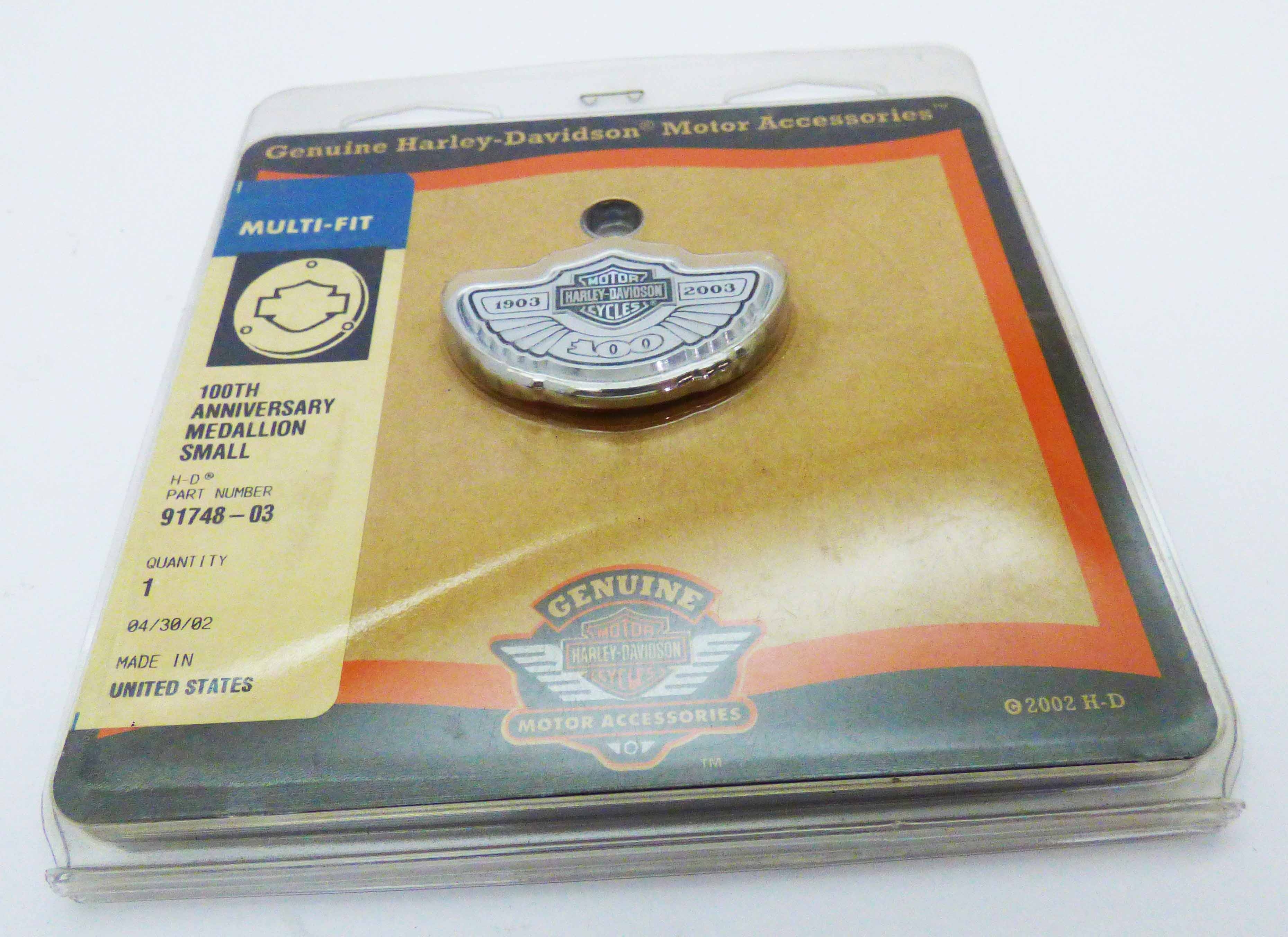 100th Anniversary Medallion Small