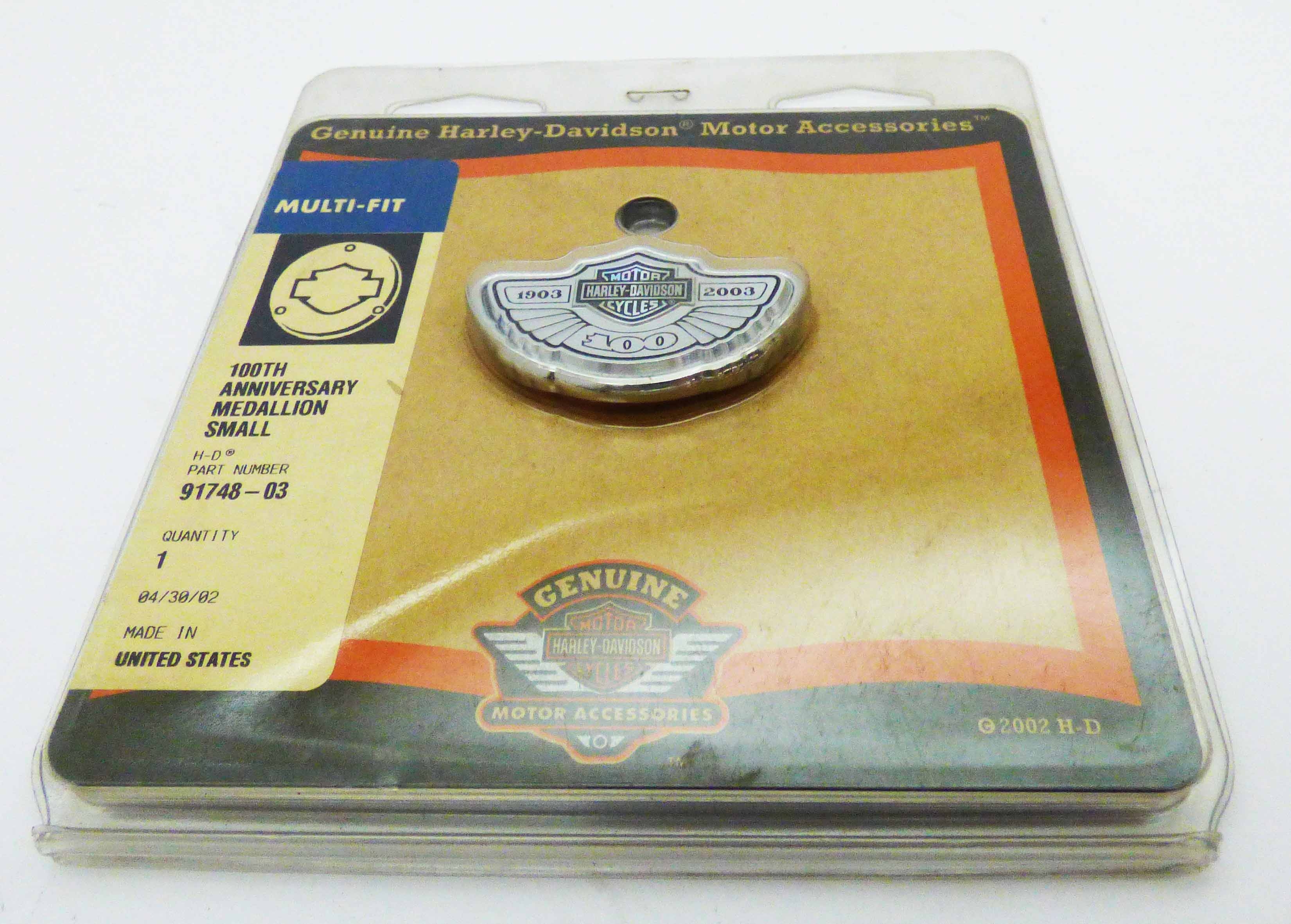 100th Anniversary Medallion Small