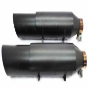 Exhaust Muffler Set, 64900473, fits a Harley Davidson Softail